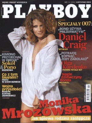 Okładka Playboy Listopad 2008
