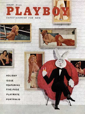 Cover Playboy Januar 1958