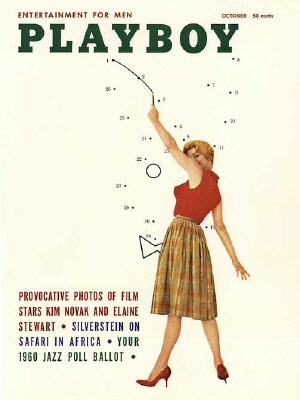 Okładka Playboy Październik 1959