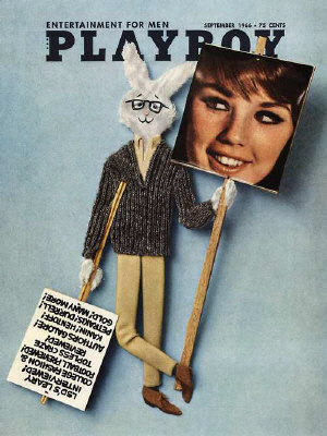 Okładka Playboy Wrzesień 1966