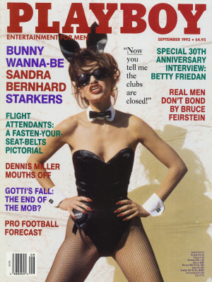 Cover Playboy September 1992