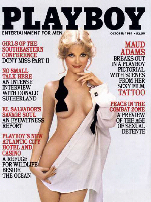 Cover Playboy Oktober 1981