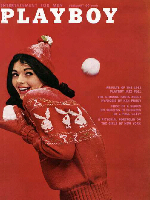 Cover Playboy February 1961