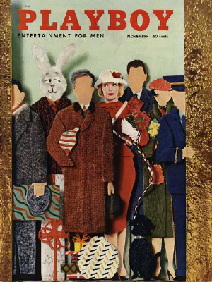 Okładka Playboy Listopad 1956