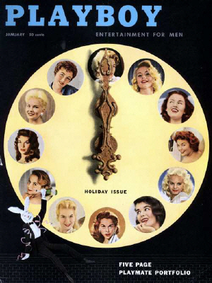 Okładka Playboy Styczeń 1957