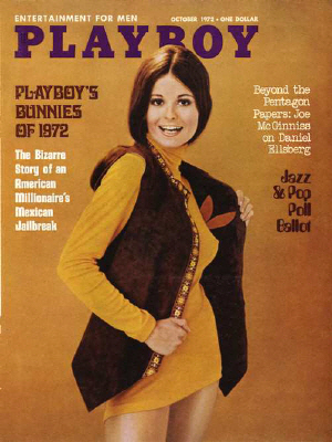 Okładka Playboy Październik 1972