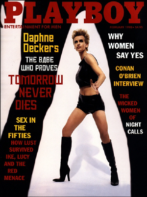 Cover Playboy February 1998