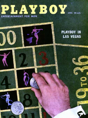 Okładka Playboy Kwiecień 1958