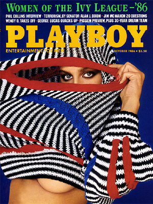 Okładka Playboy Październik 1986
