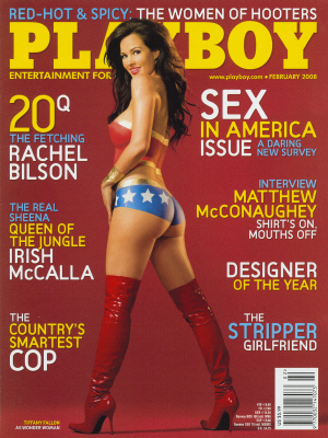 Cover Playboy February 2008