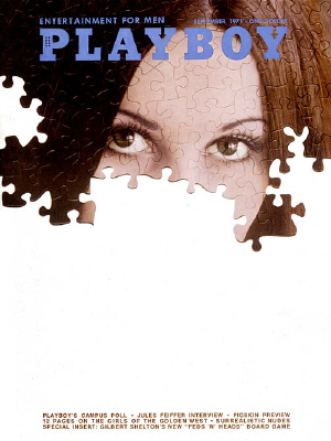 Okładka Playboy Wrzesień 1971