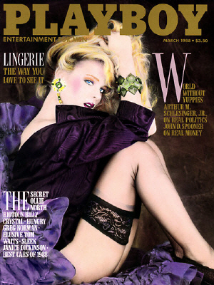 Cover Playboy March 1988