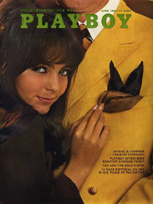 Okładka Playboy Kwiecień 1968