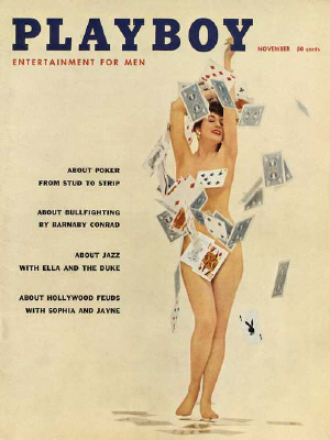 Cover Playboy November 1957