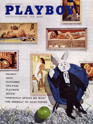 Okładka Playboy Styczeń 1961