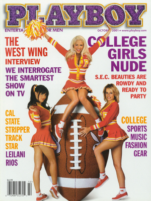 Cover Playboy October 2001