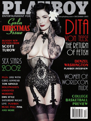 Cover Playboy December 2002