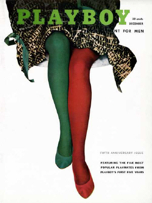 Okładka Playboy Grudzień 1958