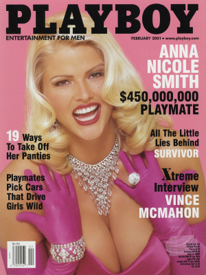 Cover Playboy February 2001