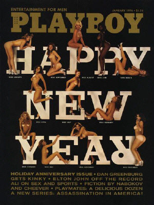 Okładka Playboy Styczeń 1976