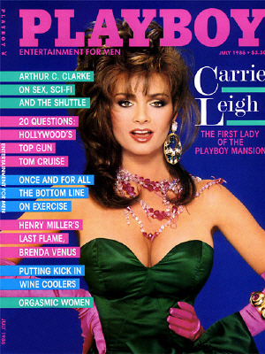 Okładka Playboy Lipiec 1986