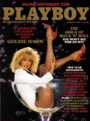 Okładka Playboy Styczeń 1985