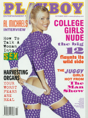 Cover Playboy October 2002
