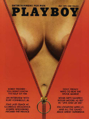 Okładka Playboy Lipiec 1973