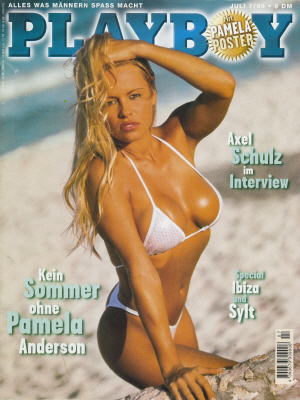 Okładka Playboy Lipiec 1996